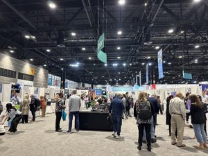 Busy show floor at The Inspired Home Show.